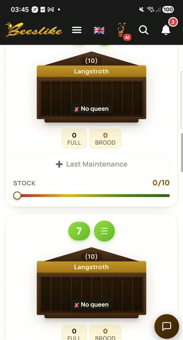 BeesLike – بطاقات الخلايا