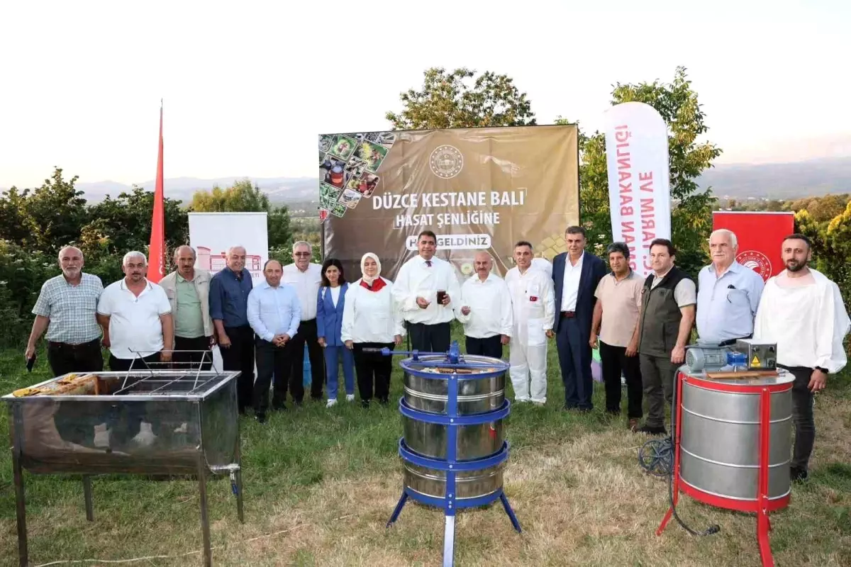 Düzce Kestane Balı Hasat Şenliği Yapıldı