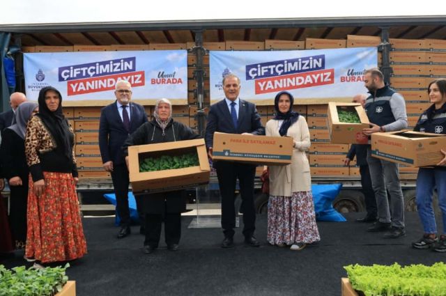 İBB, İstanbul’daki çiftçilere ücretsiz arı yemi ve fide desteğini sürdürüyor