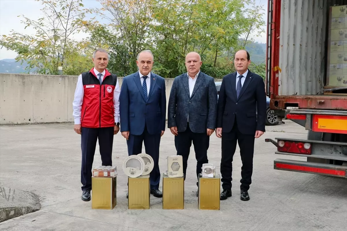 Ordu, 8 ton 827 kg balı İngiltere'ye ihraç ederek Türk arıcılığının uluslararası alandaki zaferini kutladı.