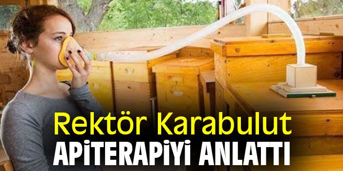 Rektör Karabulut apiterapiyi anlattı