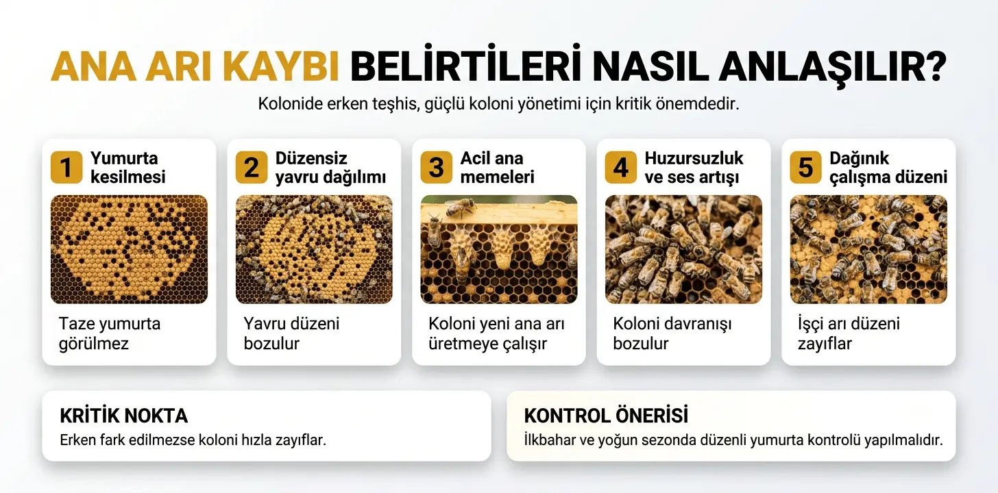 Ana Arı Kaybı Belirtileri Nasıl Anlaşılır?