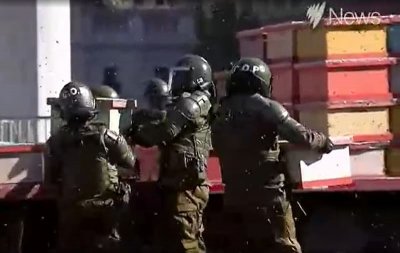 On January 5, 2022, during a protest in Chile concerning long-term drought, seven police…