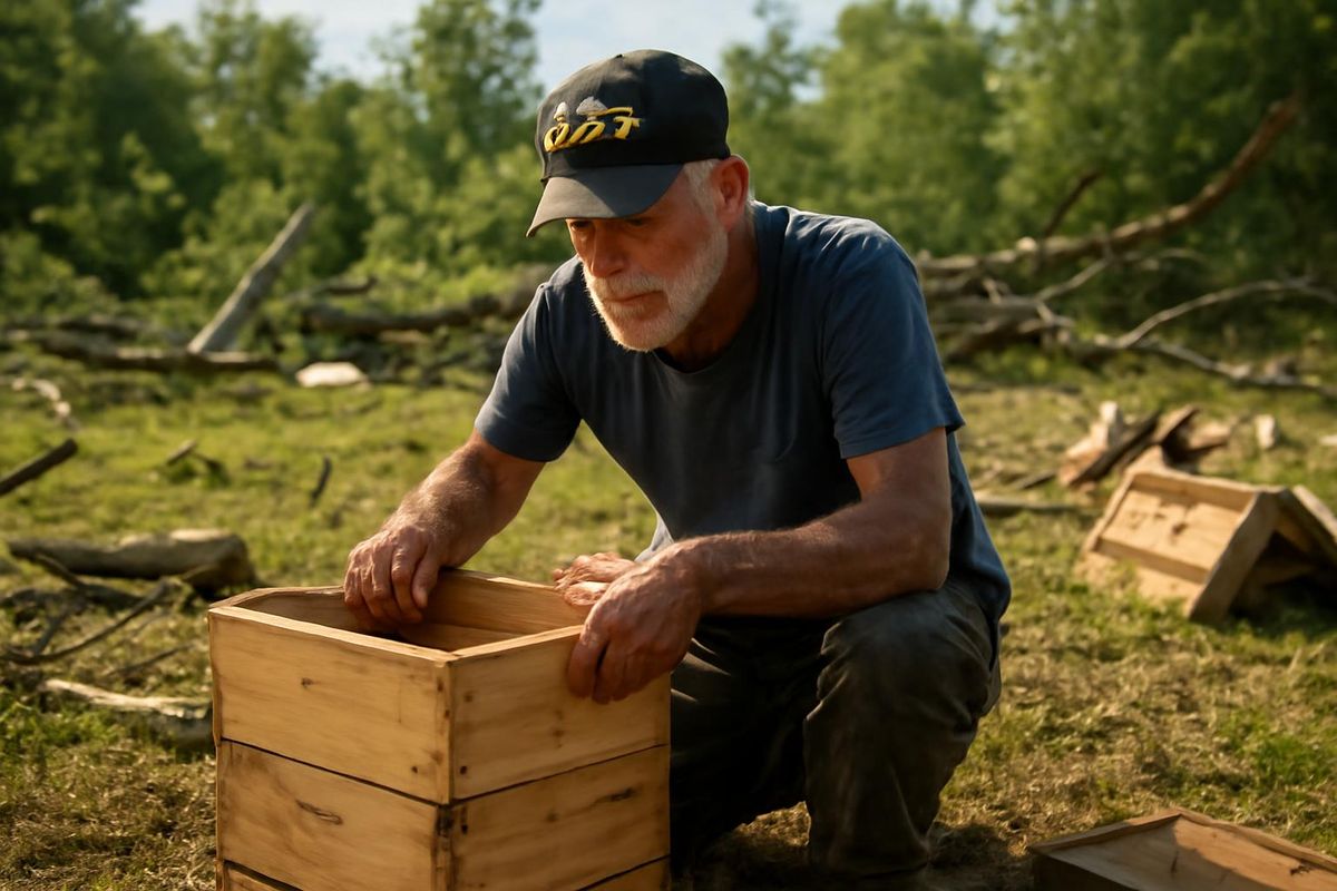 Zurück zur Startseite Drew Reinhart verlor nach dem Hurrikan Helene seine Bienen, beide Autos,…