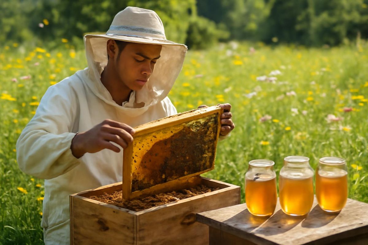 23-Year-Old Brazilian Turns Beekeeping into College Tuition, Harvesting Honey Twice a Year from 50 Hives