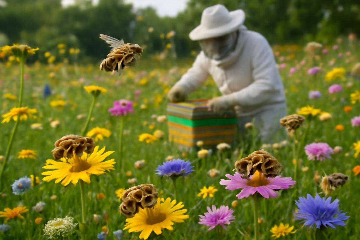 How are you, and what are we interrupting? SABRINA DEUBLER (CHAIRWOMAN OF THE "DIE HONIGBIENE WERTACHTAL" ASSOCIATION): The beekeeping season is underway, and t