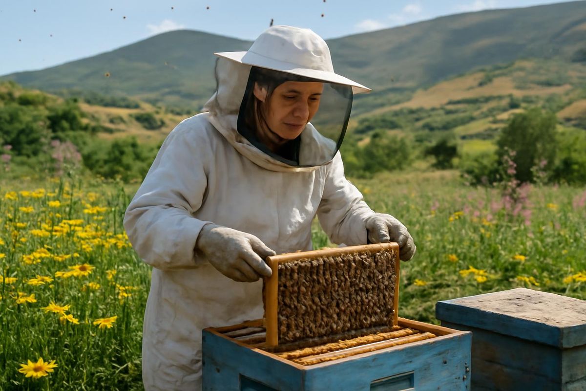 Rahime Yıldırım Kurtoğlu, a agricultural engineer from Çüngüş, Diyarbakır, has achieved notable success in beekeeping through scientific methods. After graduati