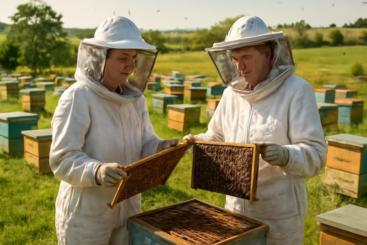 In Tatvan, Bedriye Bulut and her sister-in-law Gülay Olcaş have joined forces in beekeeping, aiming to expand their operation from 140 hives to 500. Bulut began