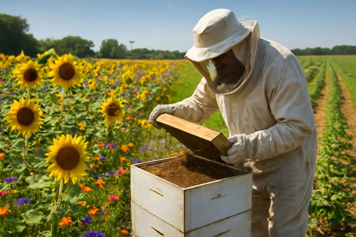 Die Bienenzucht ist eine saisonale Tätigkeit, die bei Moore Honey bedeutet, Bienenvölker über…