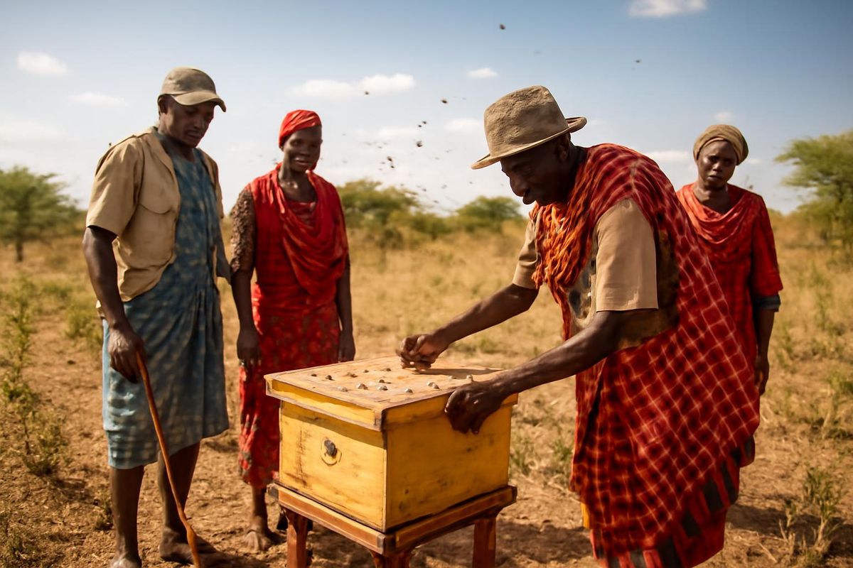 In the Ukambani region, numerous smallholder farmers are shifting from traditional crop and livestock farming to climate-smart beekeeping as a response to the a