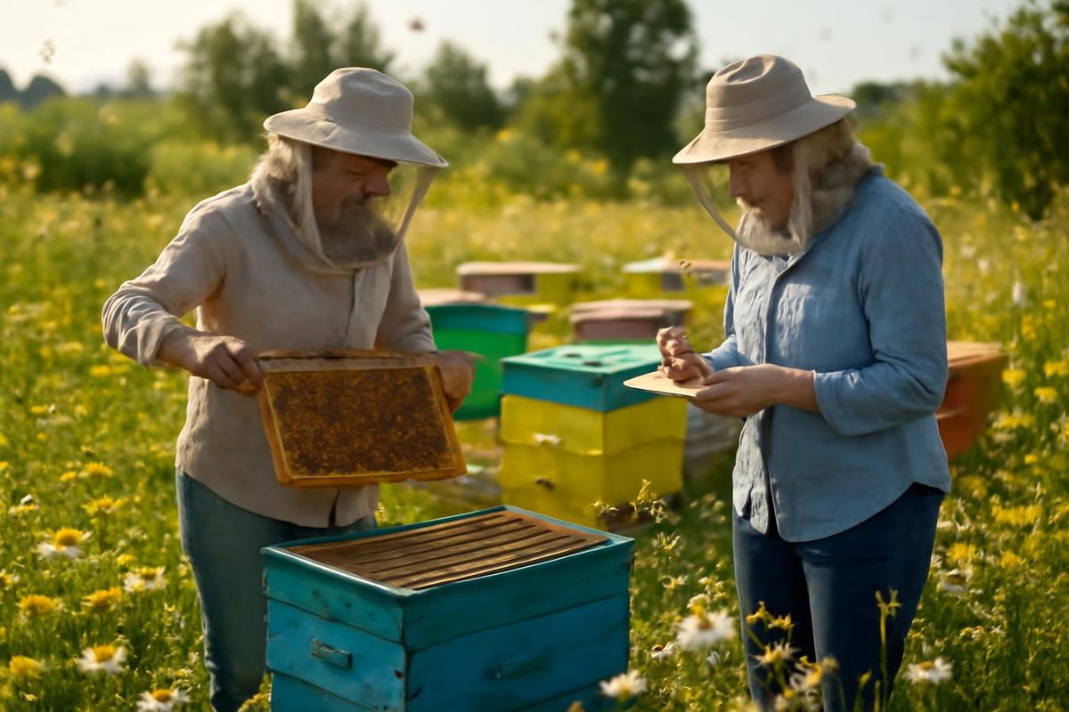 Bedriye Bulut and her sister-in-law Gülay Olçaş, residents of Tatvan in Bitlis, began their beekeeping journey on a small scale and have quickly expanded to 100