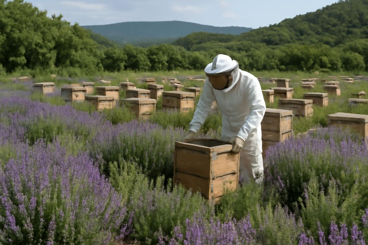 In Buldan, Denizli, a plan is underway to produce honey from 44 hectares of land that was previously scorched by fire. In the Türlübey neighborhood, lavender, t