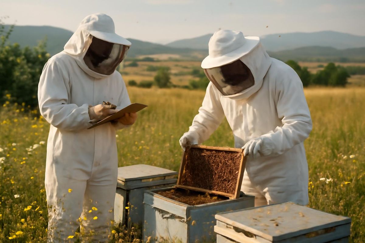 The Afyonkarahisar Provincial Directorate of Agriculture and Forestry is actively monitoring beekeeping activities to ensure they are safely documented. Their o