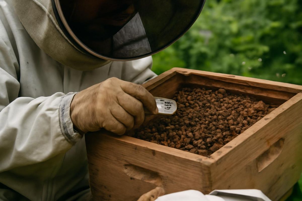 On June 30, 2026, Dr. Hannes Beims (representing the ring test group) discussed the practical testing of Calistrip BIOX for Varroa treatment. This German field 