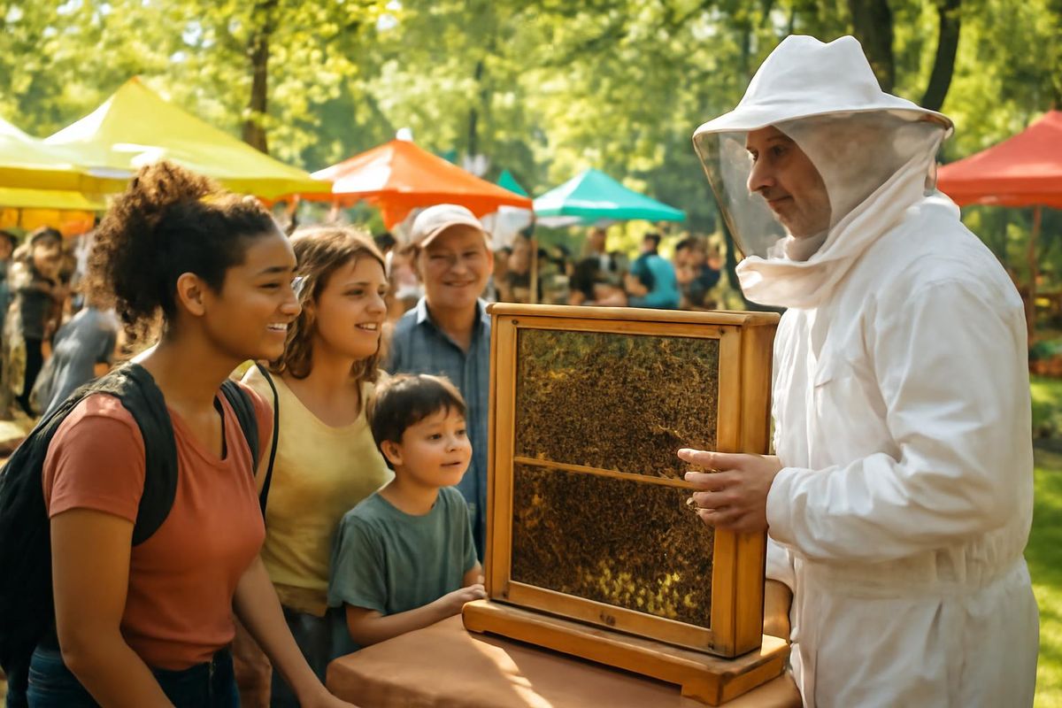 Le "Jour de l'apiculture allemande", créé par l'Association allemande des apiculteurs il y a plus de 25 ans, invite le public à découvrir le travail des apicult