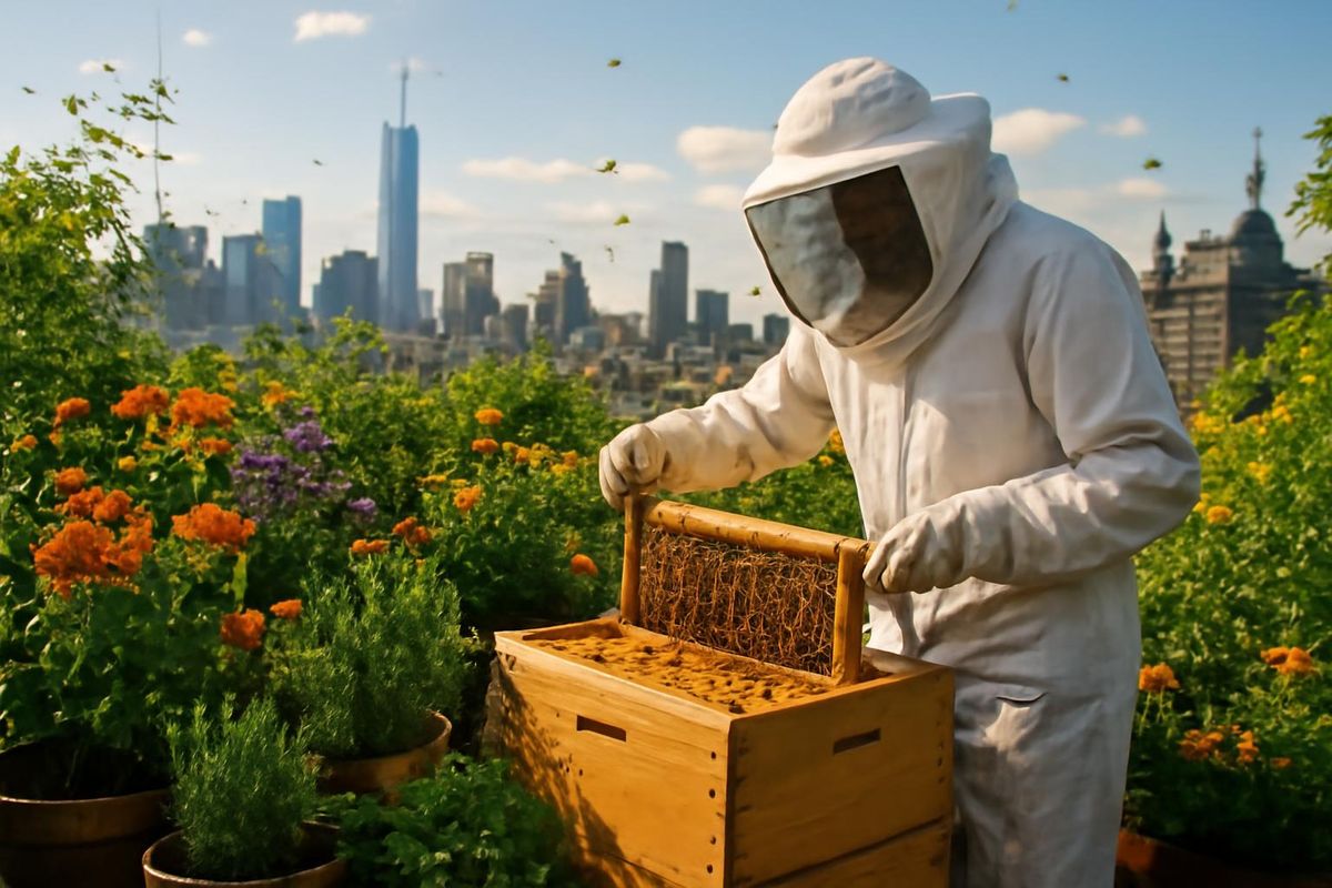 J'ai longtemps cru que l'apiculture urbaine, notamment sur les toits, était en déclin. Le manque de photos et d'histoires de la part des apiculteurs urbains m'a