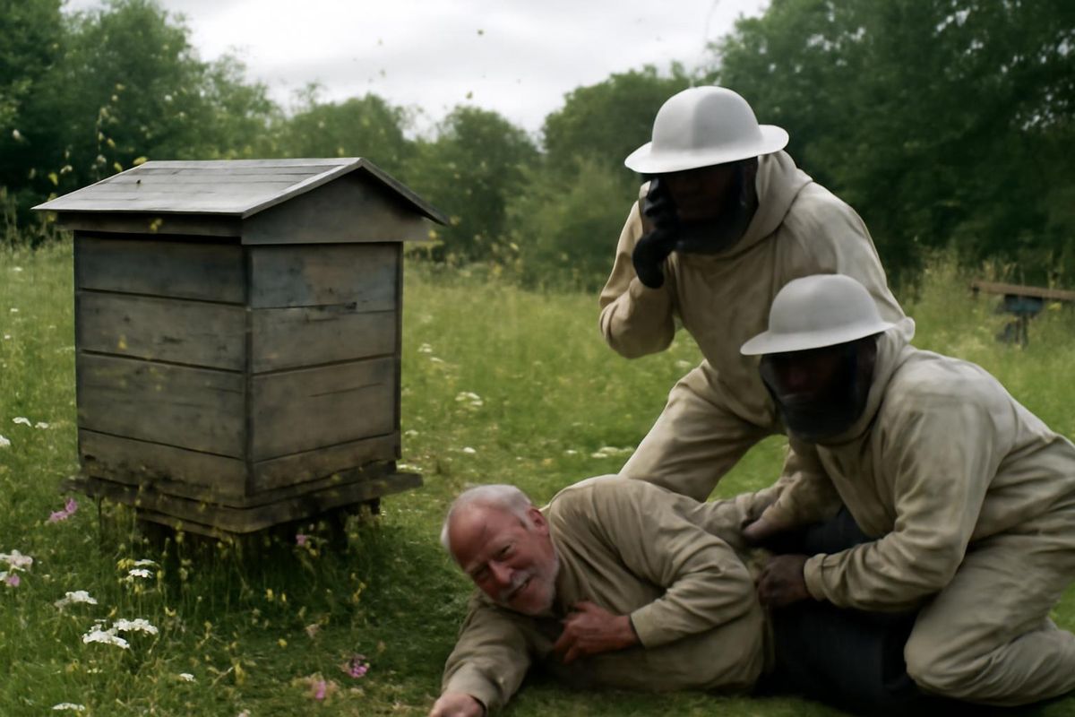 An elderly man in Cide, Kastamonu, fell ill after being stung by his own honey bees. Y.O., a beekeeper, experienced a severe reaction and was reported by his re