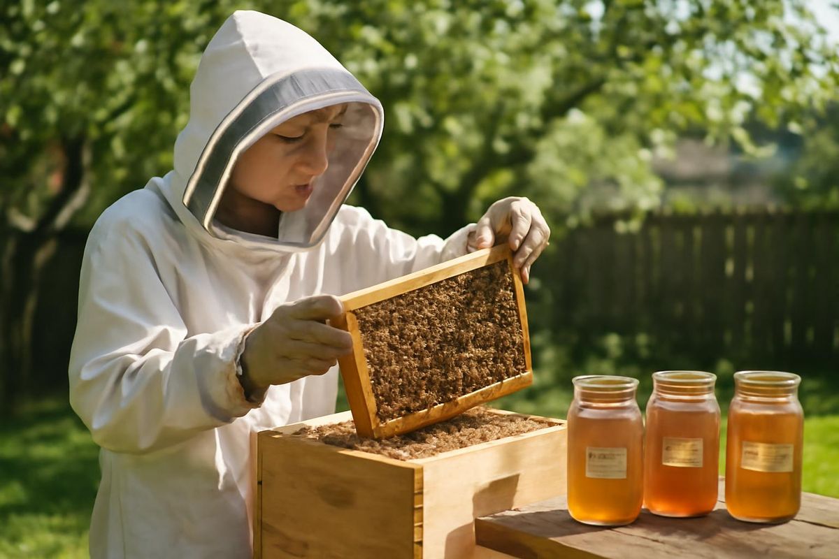 A 17-year-old beekeeper from Clyst Hydon, Devon, has transformed a childhood hobby into a thriving business. Harry discovered his grandmother's old beekeeping e