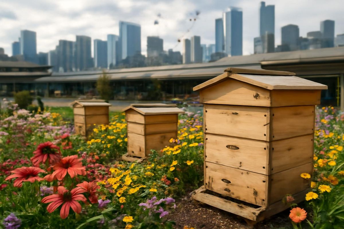 Pine Centre Mall has introduced a rooftop beehive with three tiers, installed in early June, enhancing its commitment to local biodiversity. The mall's owner, M