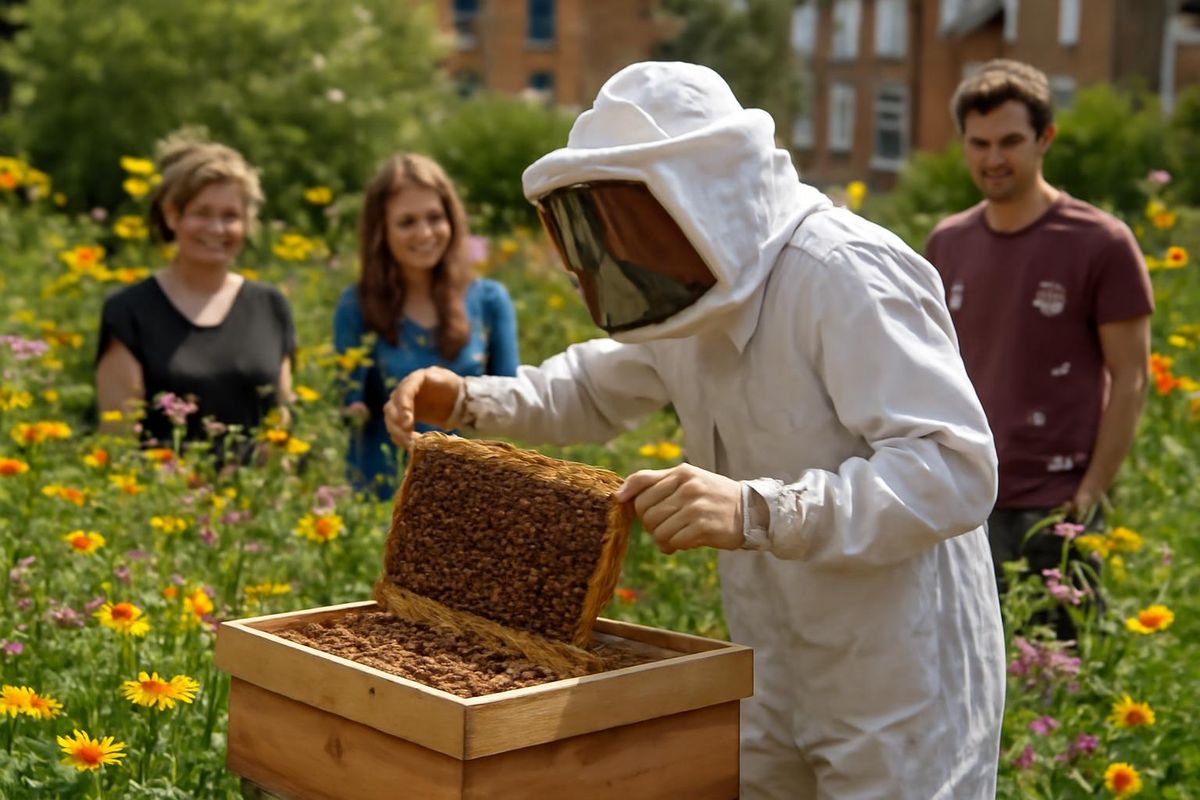 On Saturday and Sunday, beekeepers across Germany will open their doors for the Day of German Beekeeping. In Radeberg, Günter Richter, a hobby beekeeper, has tr