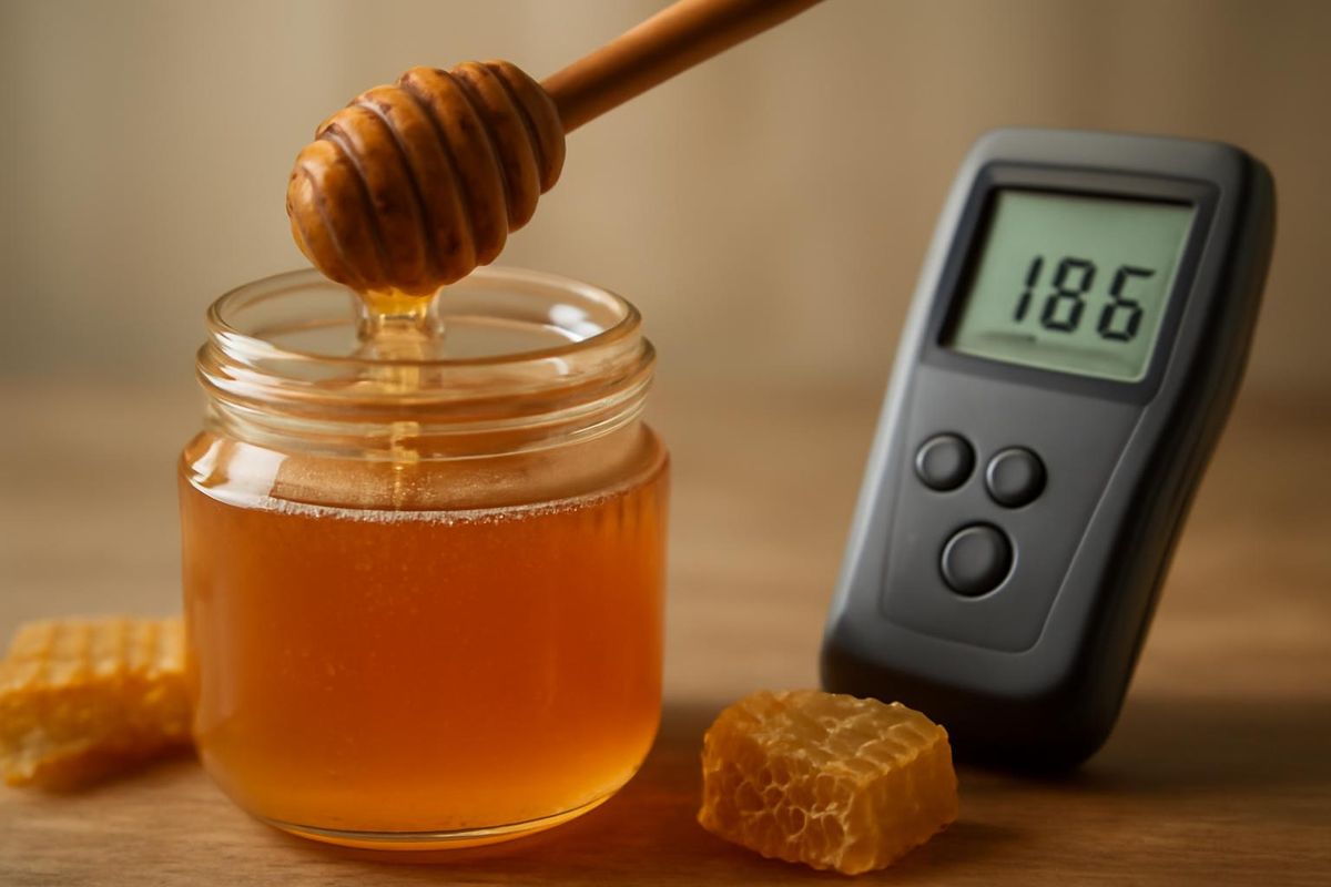 Hochwertiger Honig ist rein, roh und unpasteurisiert