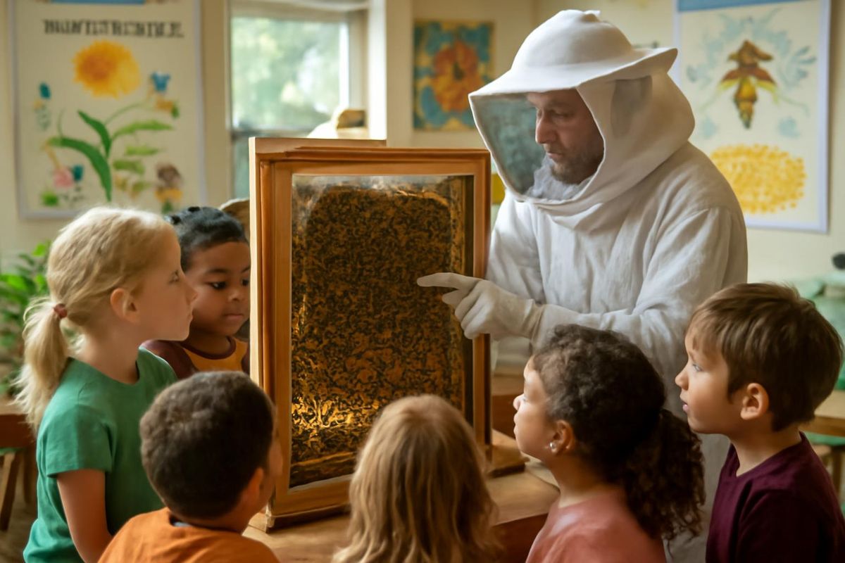 Local classrooms are buzzing with excitement thanks to rescued bees. These bees have been integrated into educational programs, allowing students to learn about