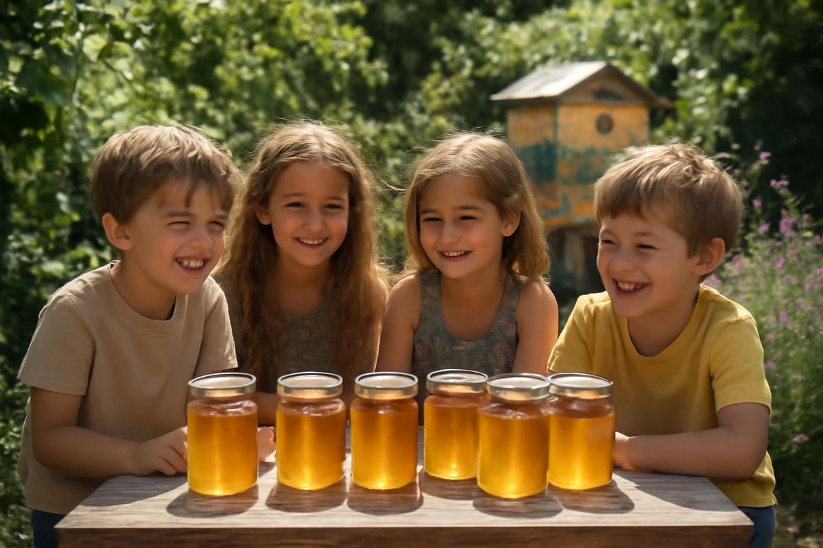 In Sanary-sur-Mer, young aspiring beekeepers showcased their work and shared honey they harvested themselves. The Honey Festival, organized by the association L
