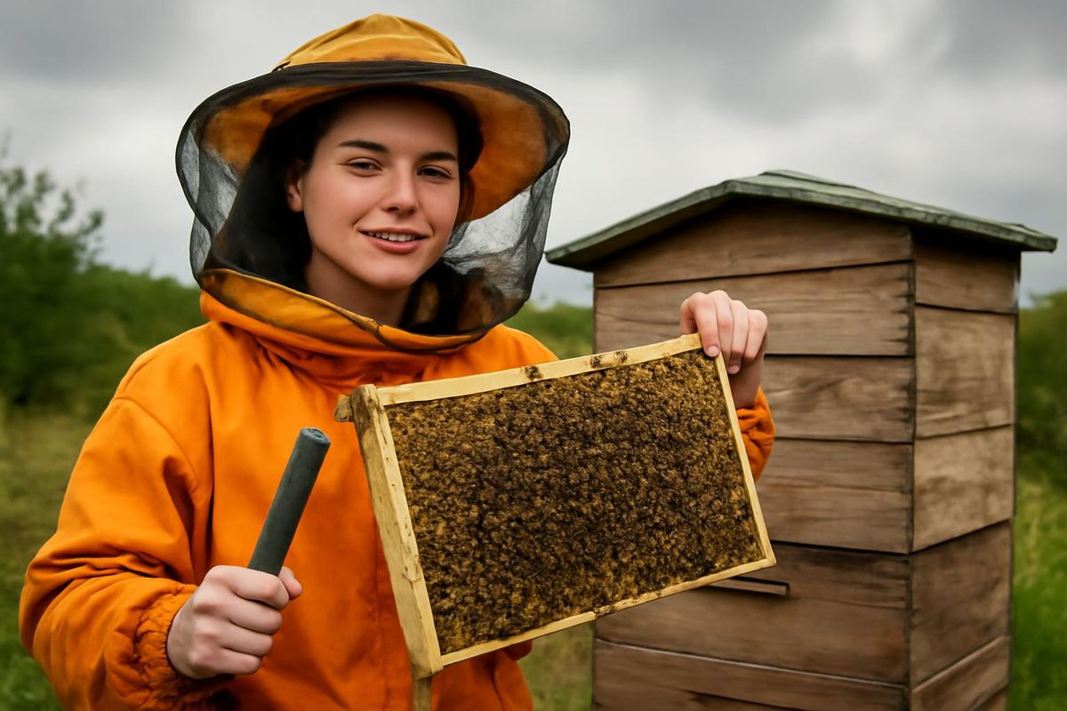 Young beekeepers from around the globe are currently facing the challenge of inspecting "aggressive" Irish honeybees in an international competition. Approximat