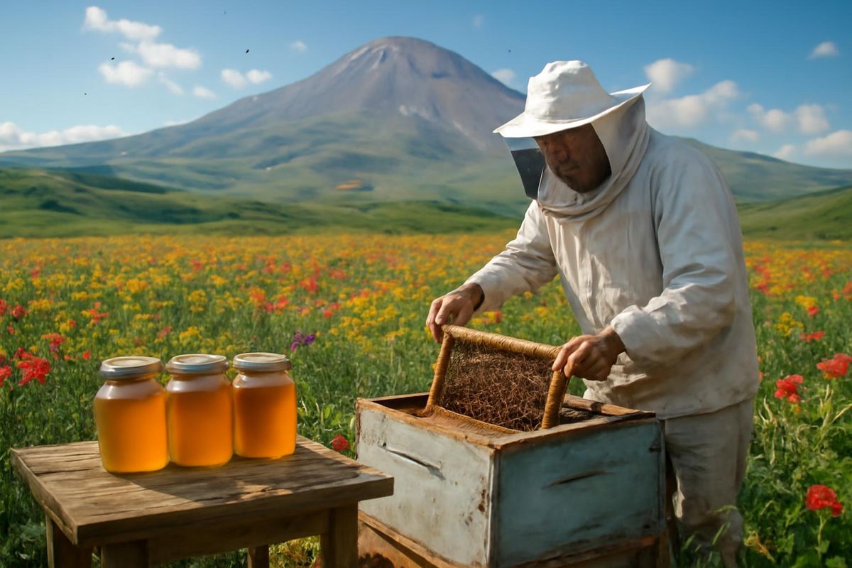 The rich flora and clean air at the foot of Mount Süphan in Aydınlar contribute to the production of high-quality, natural honey. Local beekeepers are seeking m