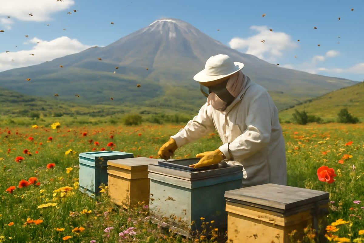 Producers in the region anticipate an increase in both honey yield and quality this year. The rich floral coverage in Aydınlar, especially during spring and sum