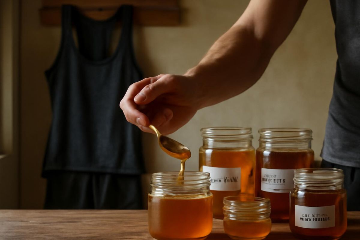 Honey is increasingly popular among athletes for its natural energy and versatility in meals. Different types of honey, such as acacia, sunflower, and chestnut,