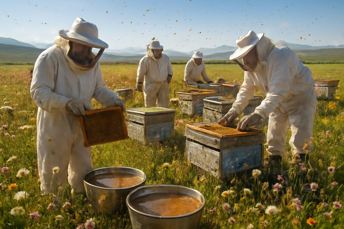 コニャのベイシェヒル地区で開催された伝統的な蜂蜜収穫プログラムでは、地域の養蜂の可能性が強調され、農家への多額の支援が発表されました