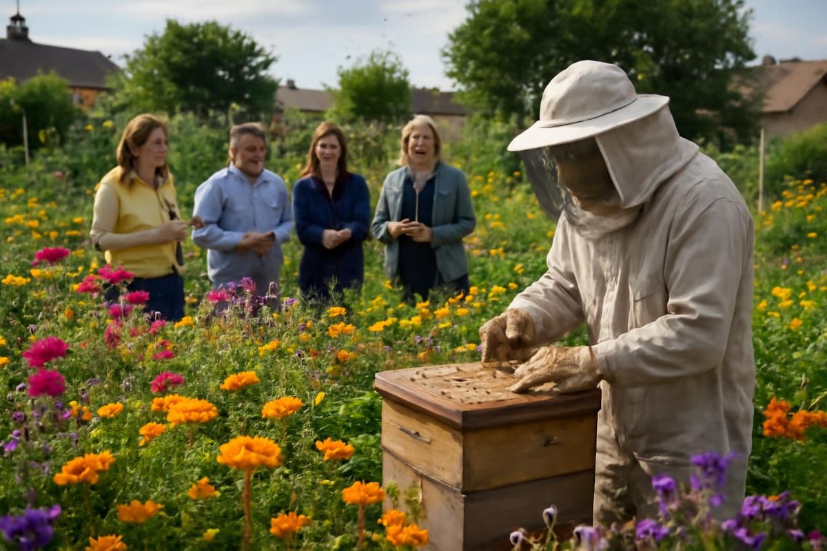 Grimsby is the 'bees' knees' as In Bloom judges go on a tour of the town