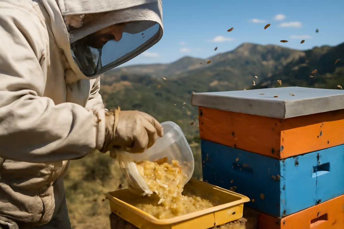 Ahmet Bütün, living in Bingöl, began his beekeeping journey three years ago with two hives he found in the mountains. He has since expanded his operation to nea