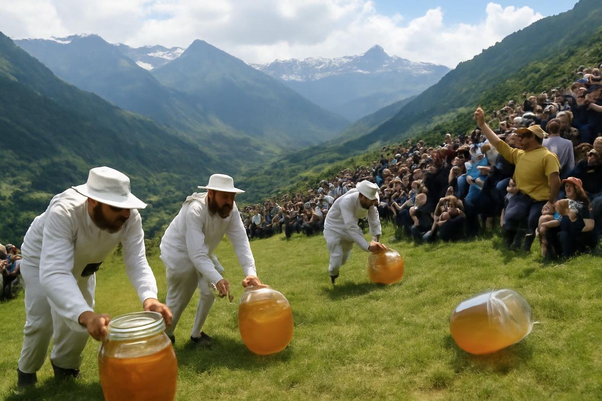 Le 6ème Concours de Roulement de Miel s'est tenu dans le district de Çatak, lors du Festival…