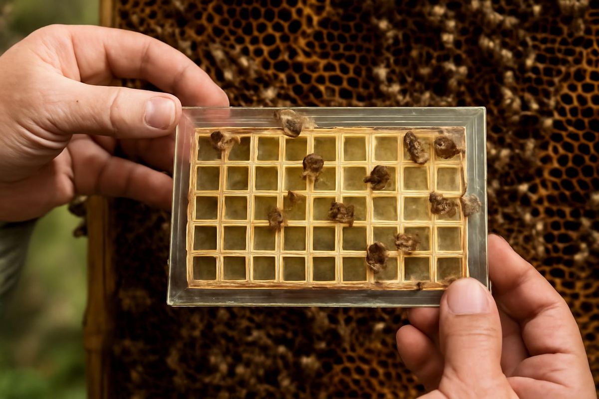 Was passiert, wenn Bienen keine Sechsecke bauen sollen?