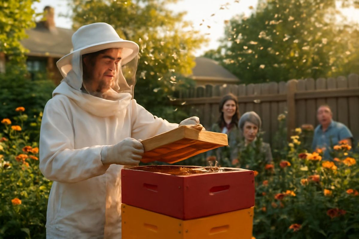 Some people claim that bees are the new chickens, meaning that just as individuals with no…
