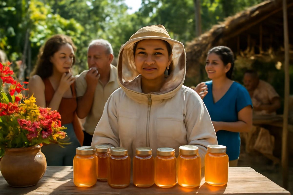 With over 35 years in beekeeping, Angélica Tun Koyoc has launched a family business focused on…