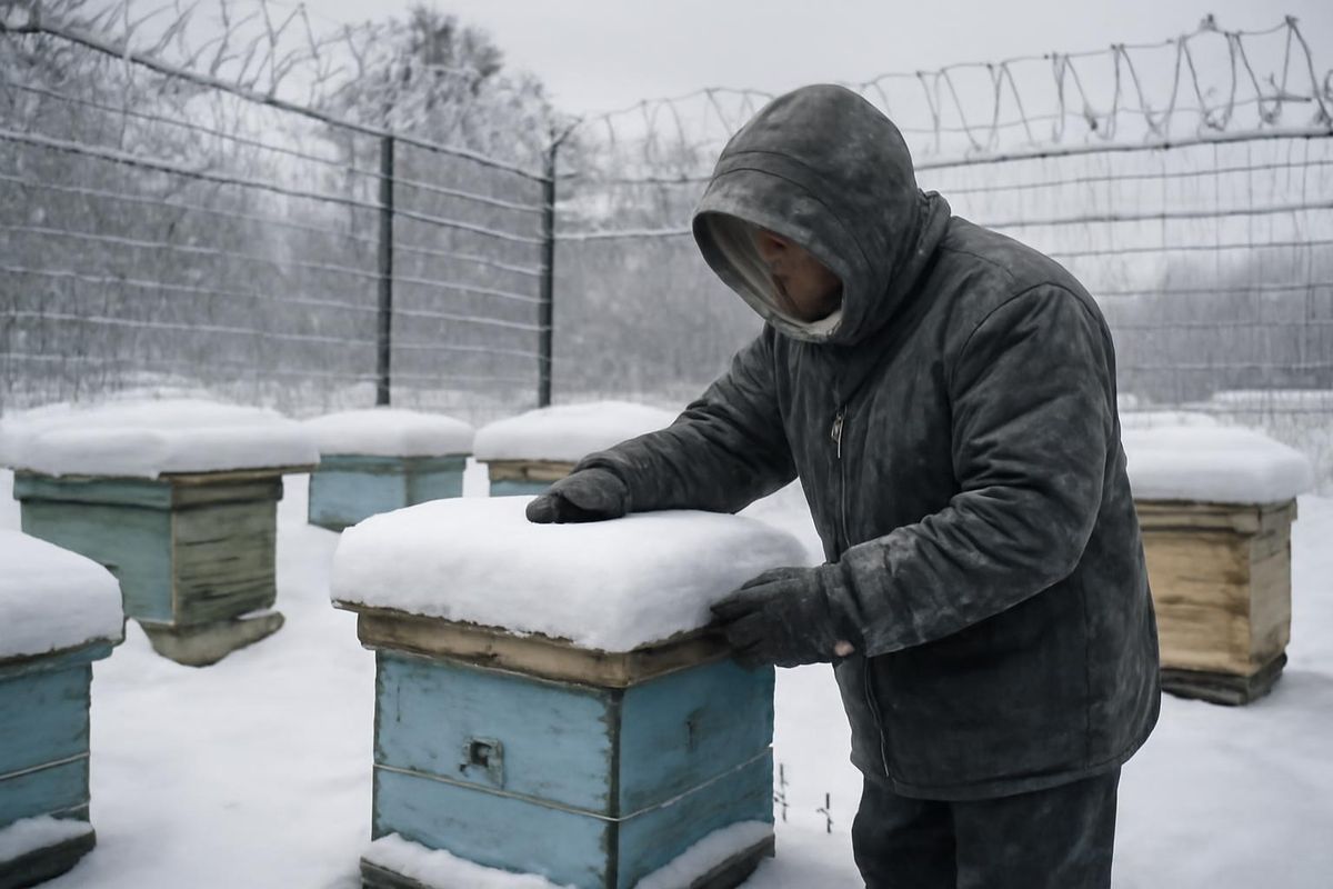 Der Imker begann vor 35 Jahren mit der Bienenzucht