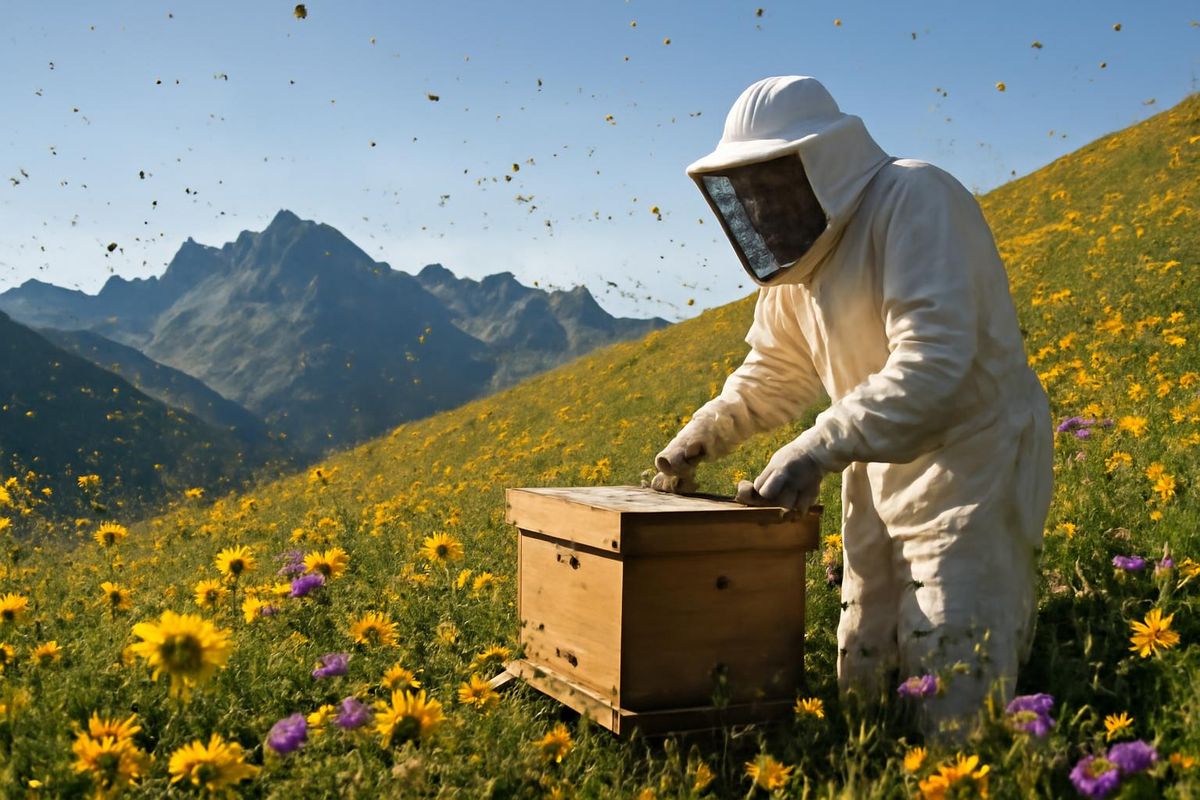In Pervari, millions of honey bees thrive during the summer on Herekol Mountain, a key honey…