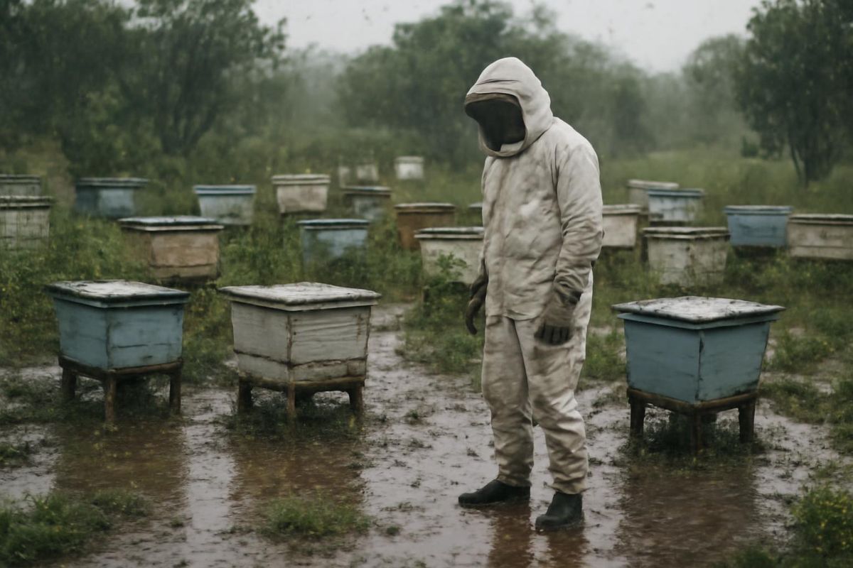 In het Mexicaanse Álamo, Veracruz, heeft de honingproductie een daling van bijna 50% ervaren…