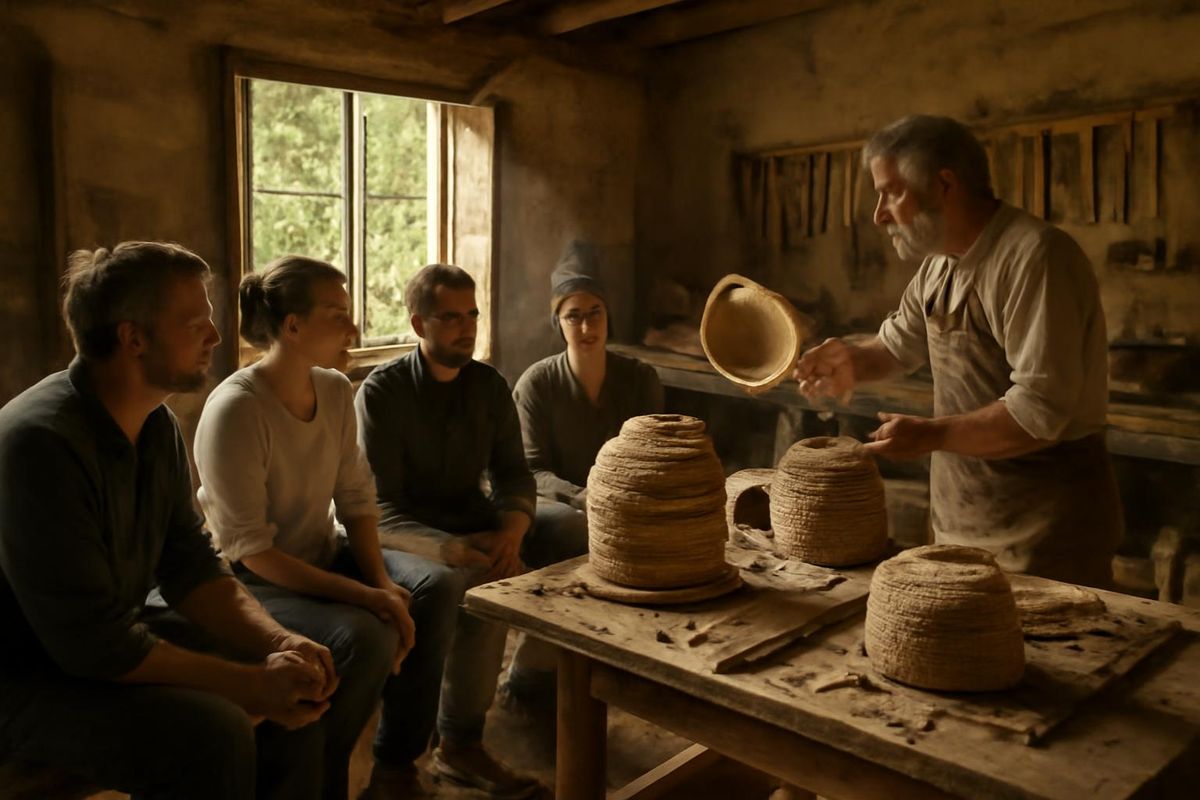 Ein Kurs in Forcarei widmet sich der Wiederbelebung traditioneller Imkerei