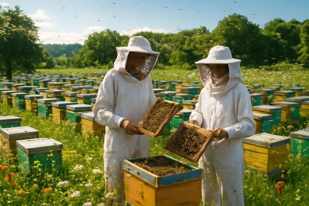 During the pandemic, Durdane and İsmail Aktaş transformed their beekeeping hobby, which began…