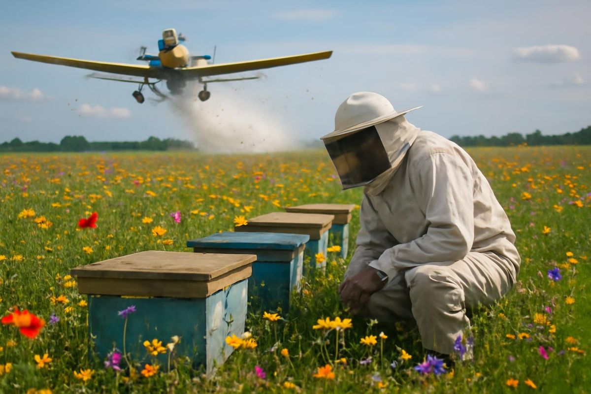 フランスのUNAFは、農薬の空中散布に反対している。2010年の法律により、空中散布は原則禁止されているが、多くの例外が許可されている。特に、オクシタニー地域やブルゴーニュでのブドウ栽培にお…
