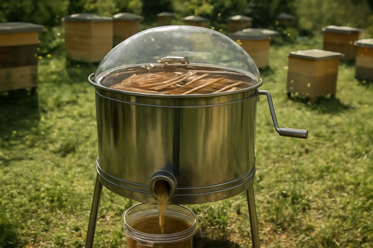 The QTO honey bee breeding model demonstrates effectiveness as honeycomb frames are carefully…