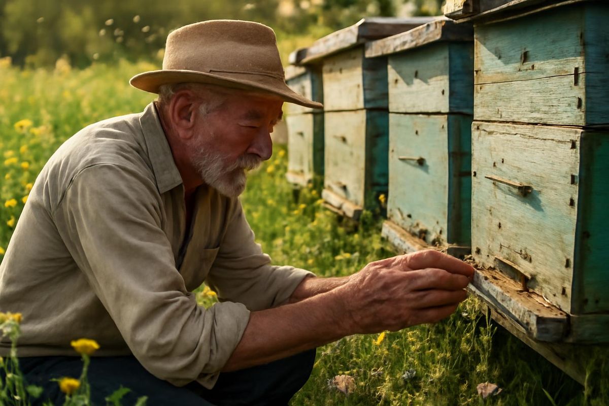 Zeki Çınar, 63, returned to his village of Kula in Kırklareli after 49 years to tend to the 12…