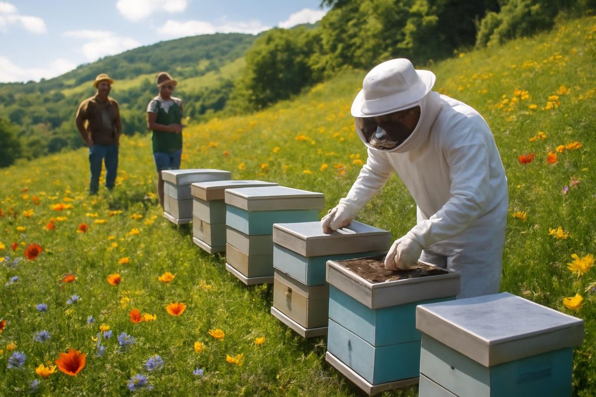 Since 2024, the Phu Tho Agricultural Extension Center has partnered with local authorities to effectively implement the project "Building a Beekeeping Model Lin