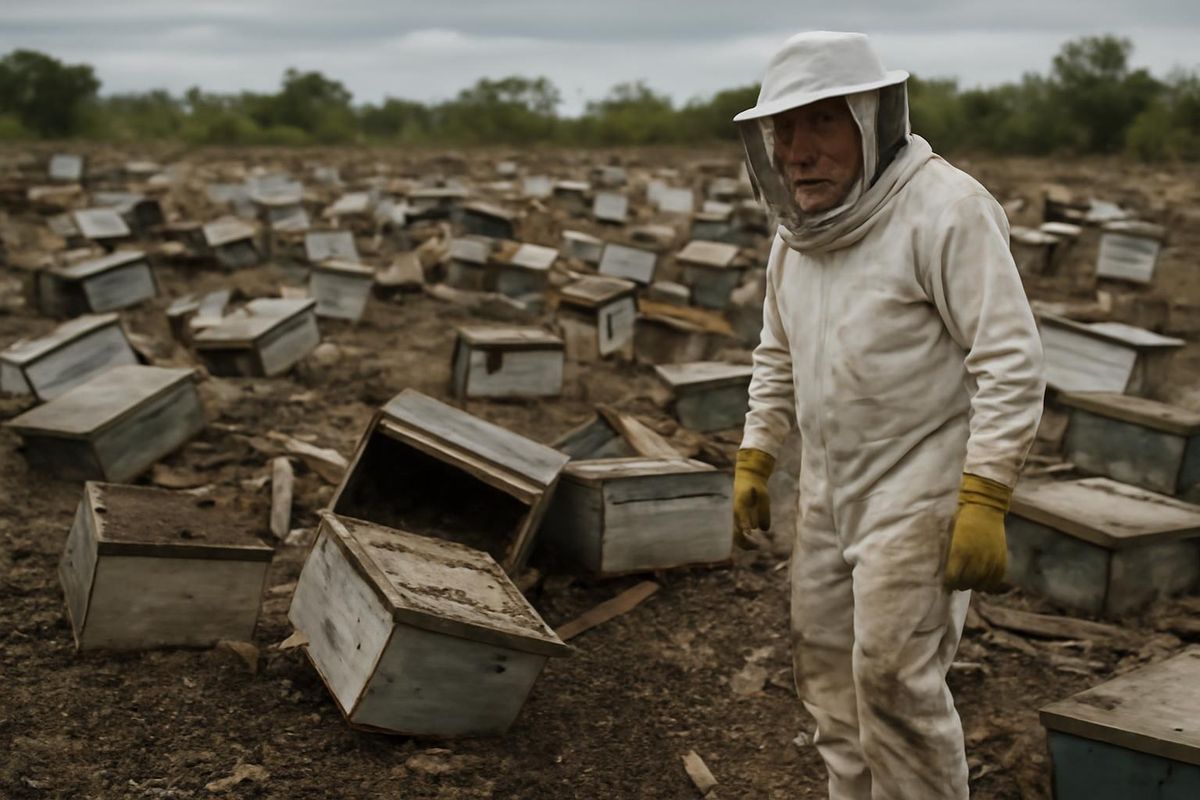 A suspected poisoning from intensive agricultural pesticide use has resulted in the loss of 128 bee colonies in Hopelchén, causing over 384,000 pesos in damages