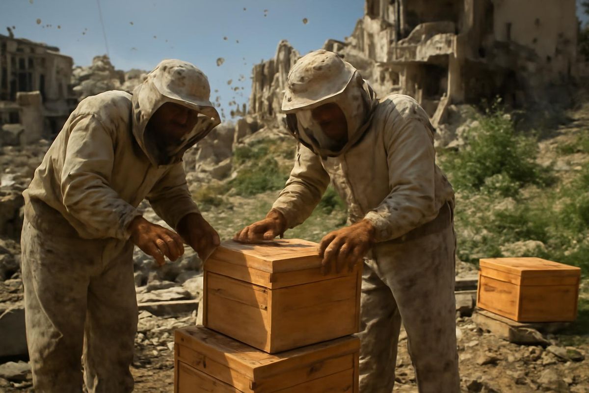 ガザの養蜂家たちは、2年以上の戦争を経て、減少した巣箱を再建し、地元の農場にとって重要な受粉者を守るために奮闘しています。2026年7月30日、ロイターによると、養蜂家のイブラヒム・アルダッ…