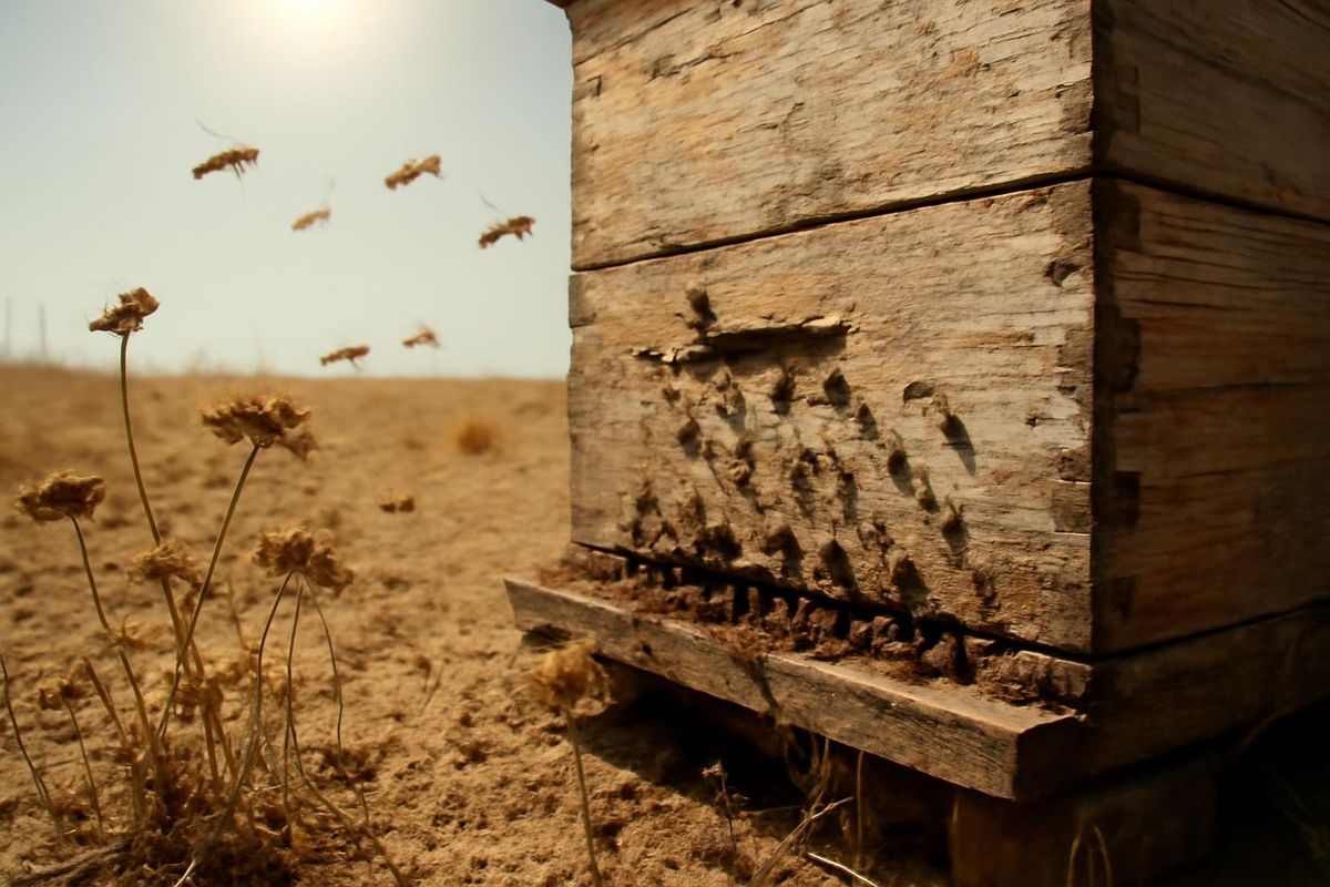 BROKEN ARROW, Oklahoma - Tulsa'daki bir arıcı, Green Country'deki aşırı sıcakların yerel…